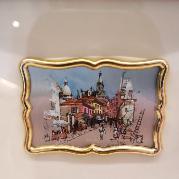 Vintage Art Decor CV Italy, Italy Streets, Made in Italy, Signed - Picture 2 of 8